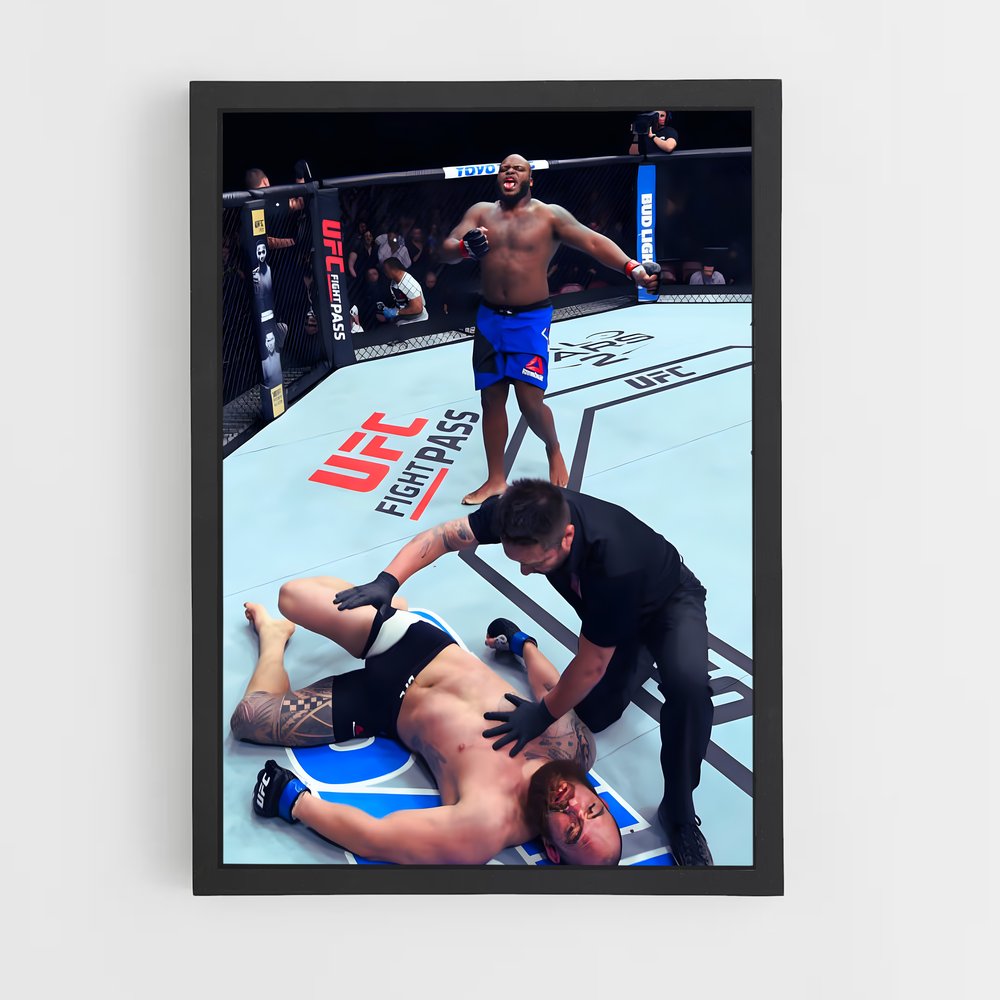 Poster Derrick lewis duel – affiche MMA (vue 2)